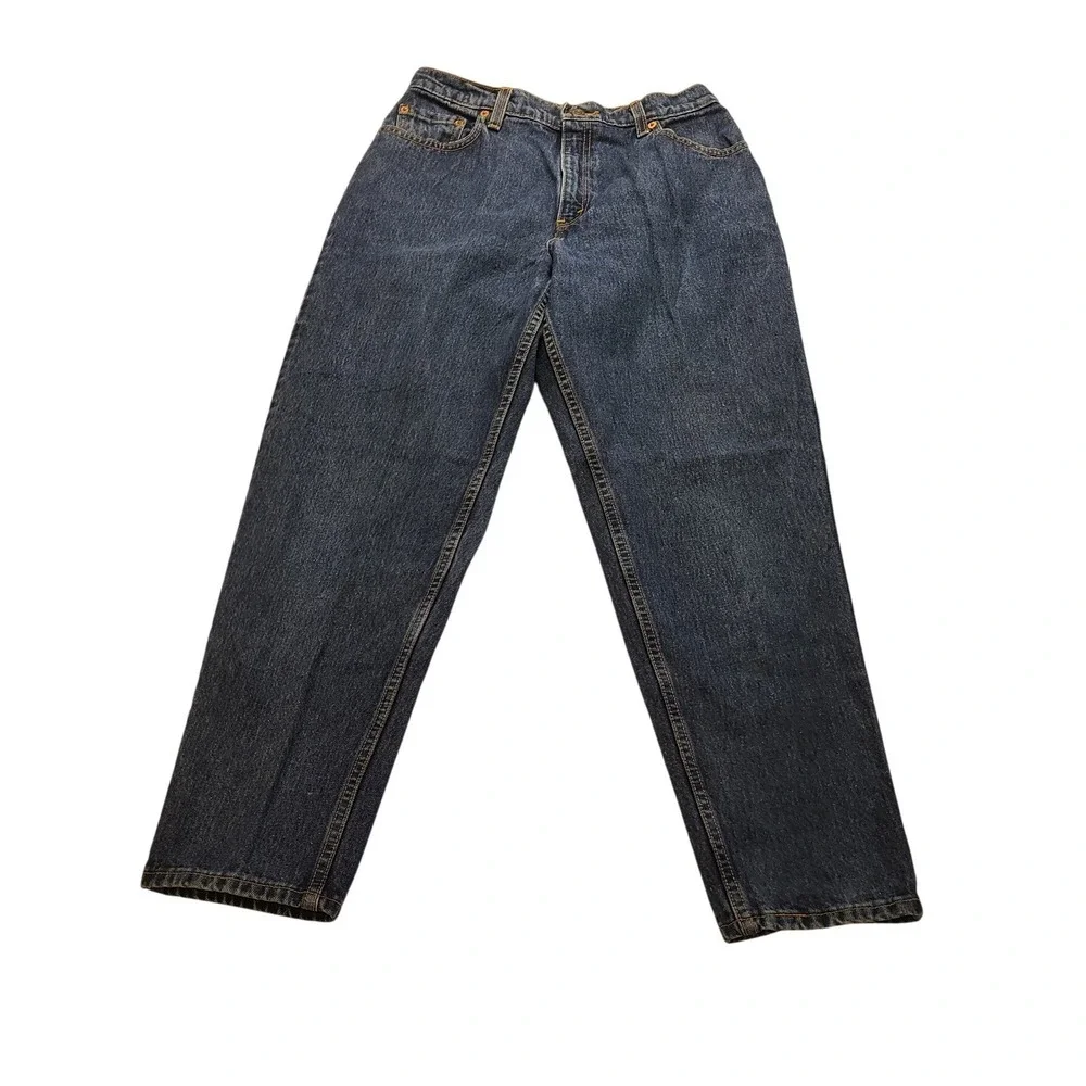 Levis 550 Jeans Men's 29x29 Relaxed Fit‎ Tapered Leg Denim Blue Vintage NWOT